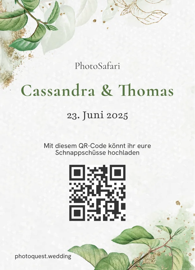 Safari-Karte Design 4